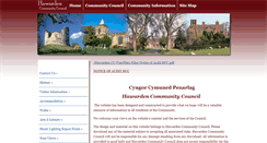 Desktop Screenshot of hawardencommunitycouncil.gov.uk